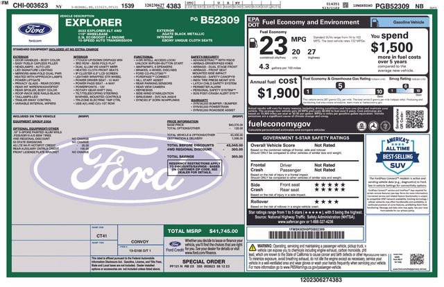Certified 2023 Ford Explorer XLT image 28