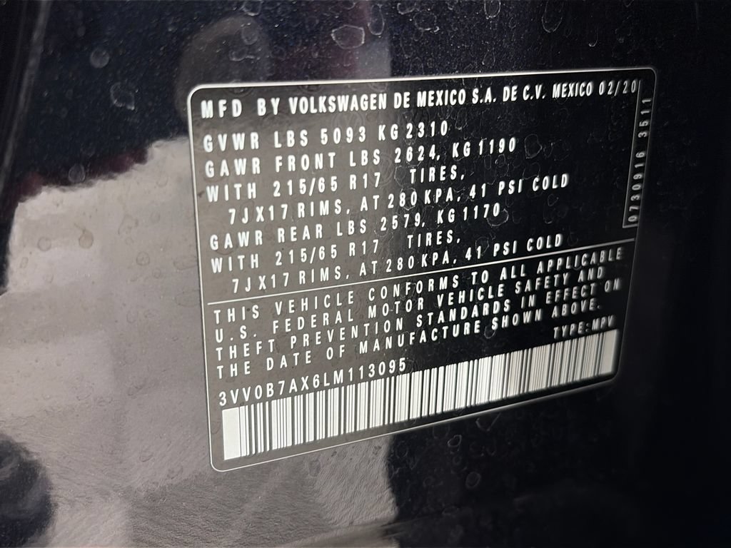 Used 2020 Volkswagen Tiguan S AWD/4WD image 9