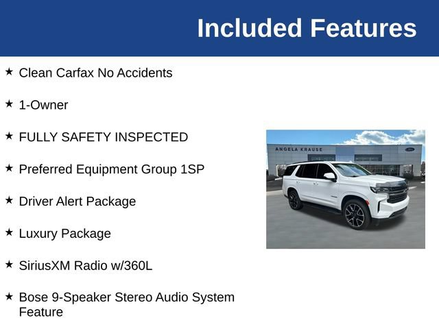 Used 2022 Chevrolet Tahoe RST w/ Luxury Package AWD/4WD image 5
