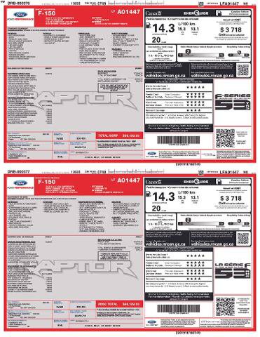 Certified 2020 Ford F150 Raptor w/ Equipment Group 802A Luxury AWD/4WD image 37