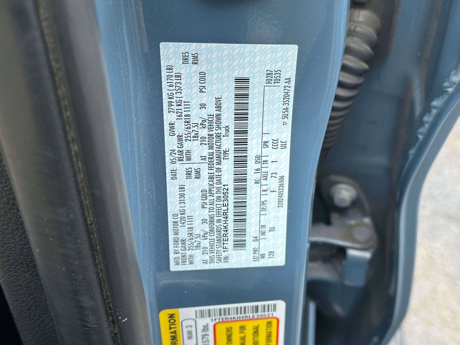 Certified 2024 Ford Ranger Lariat w/ Advanced Towing Package image 18