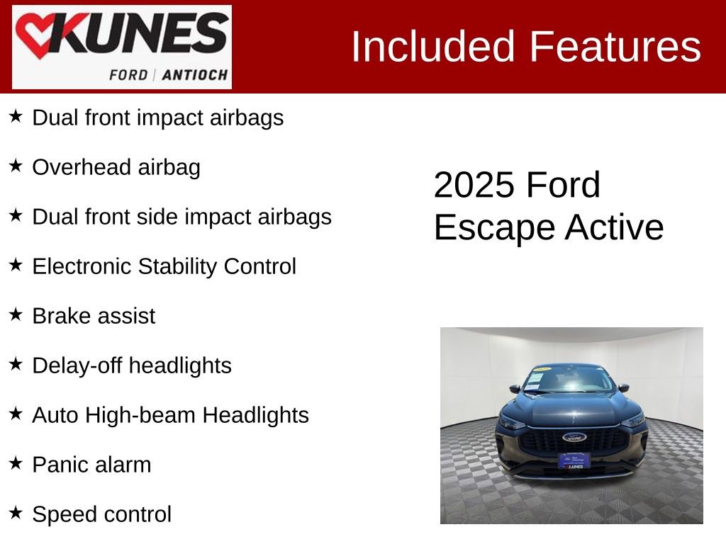Certified 2025 Ford Escape Active AWD/4WD image 4