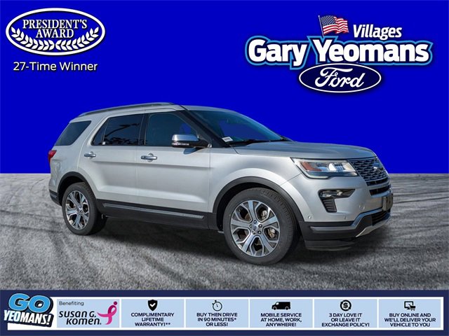 Certified 2018 Ford Explorer Platinum