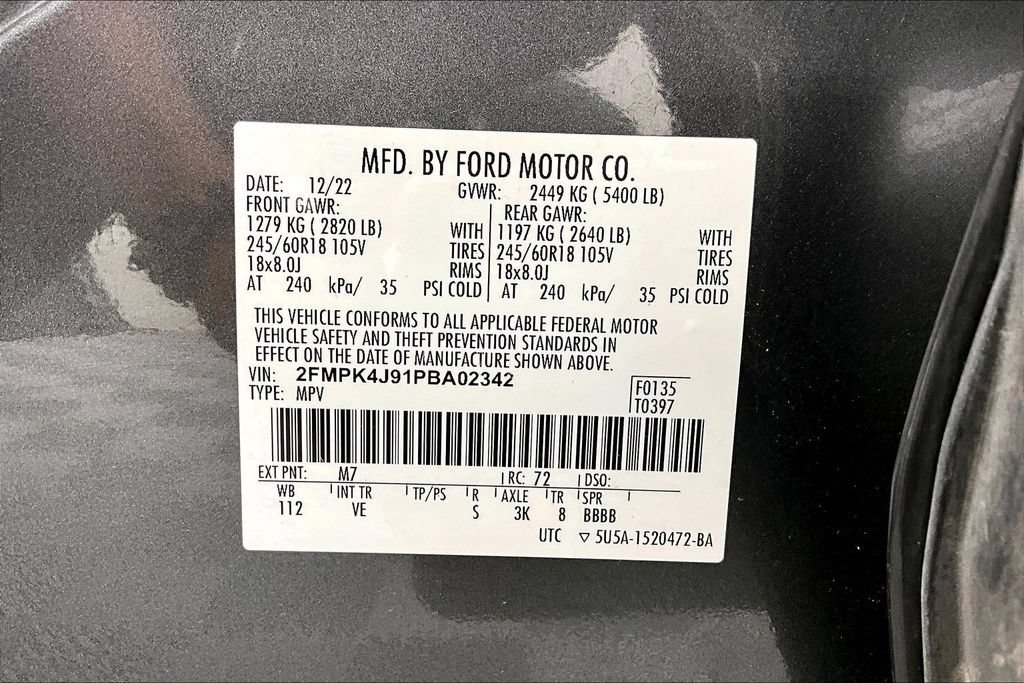 Certified 2023 Ford Edge SEL AWD/4WD image 35