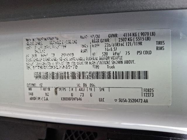 Certified 2020 Ford Transit 250 Medium Roof image 27