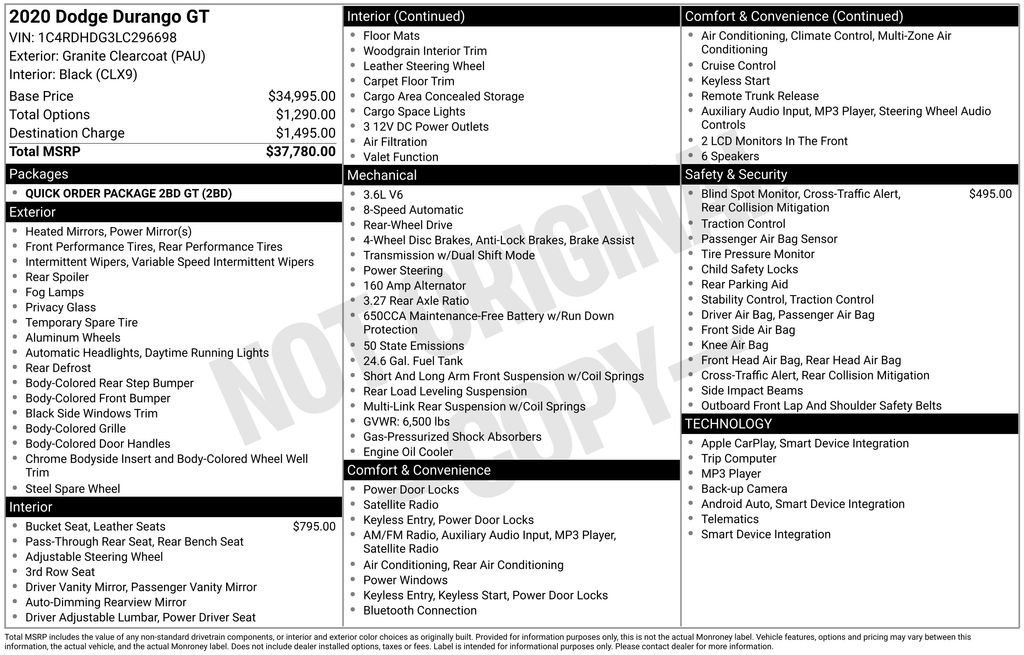 Used 2020 Dodge Durango GT image 11