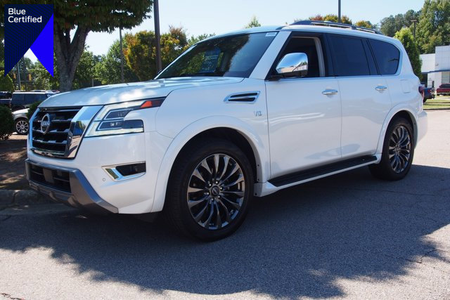 Used 2021 Nissan Armada Platinum w/ Captain's Chairs Package