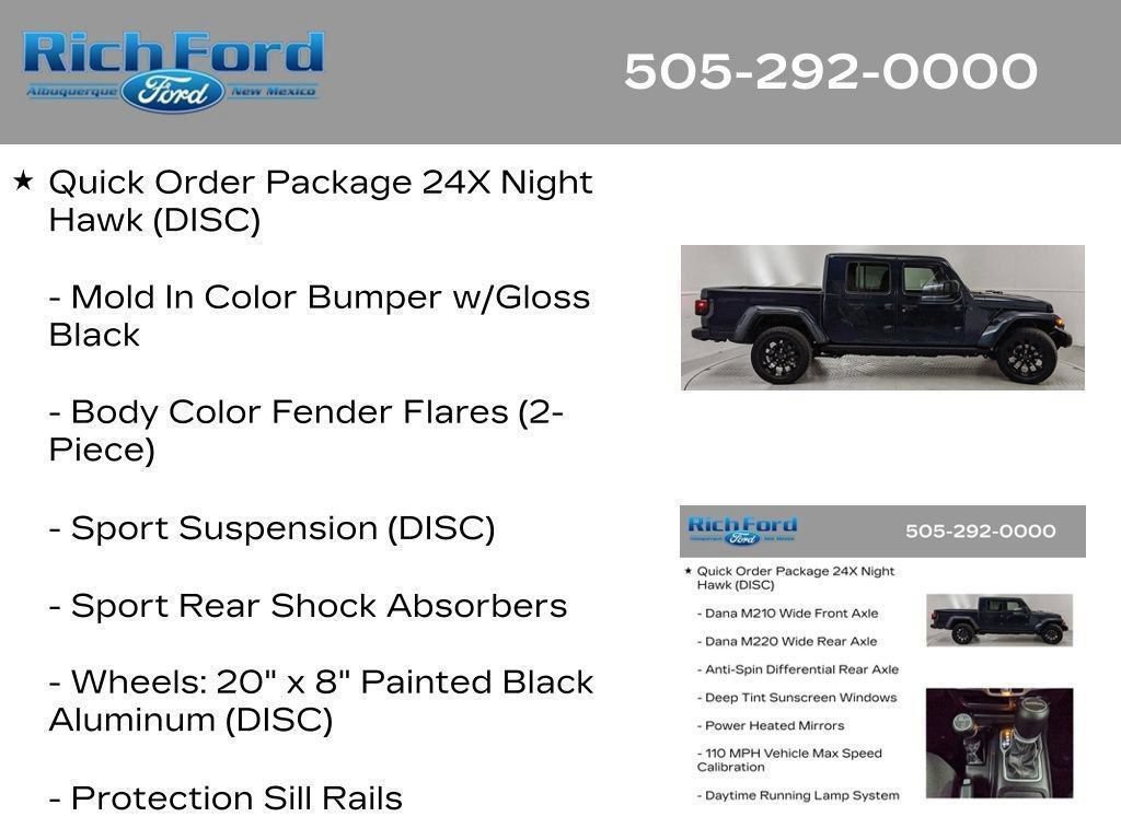 Used 2025 Jeep Gladiator Sport AWD/4WD image 93