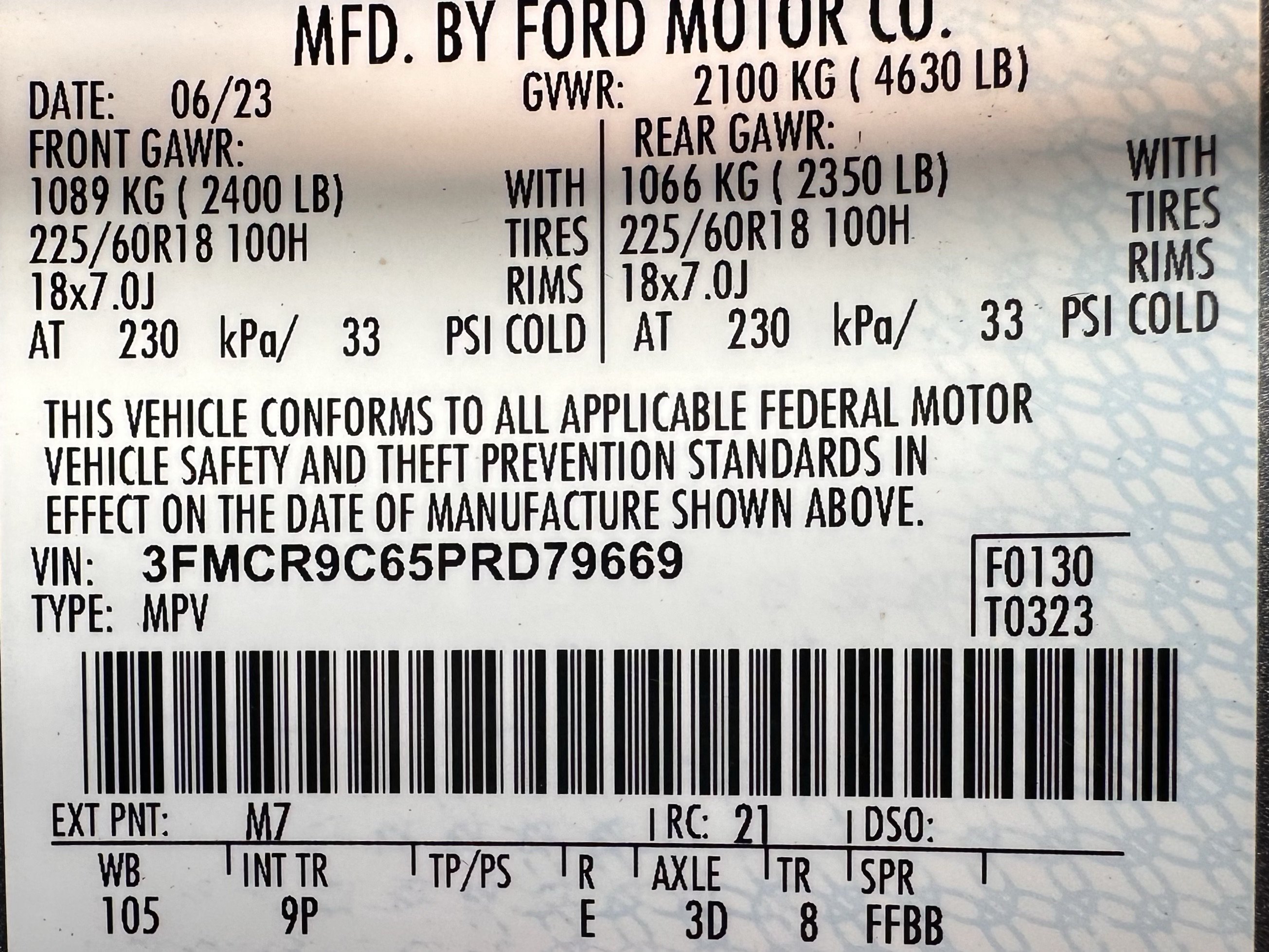 Certified 2023 Ford Bronco Sport Outer Banks AWD/4WD image 30