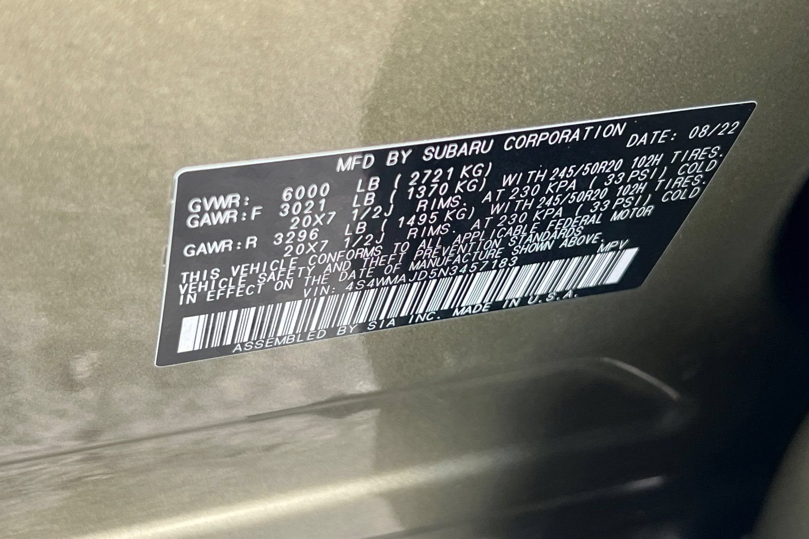 Used 2022 Subaru Ascent Onyx Edition AWD/4WD image 32
