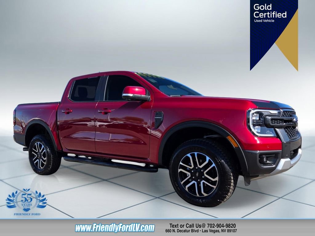 Certified 2025 Ford Ranger Lariat w/ FX4 Off-Road Package