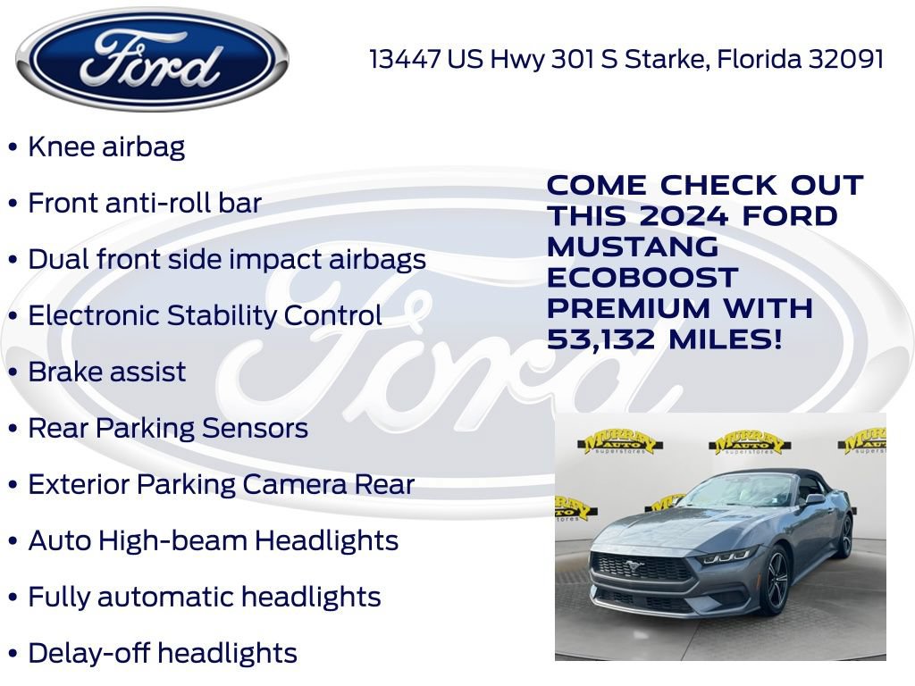 Certified 2024 Ford Mustang Premium RWD image 32