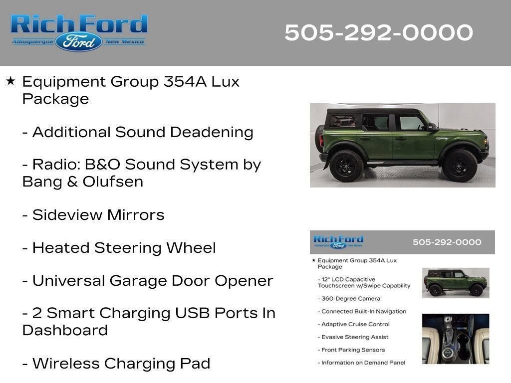 Certified 2023 Ford Bronco Wildtrak AWD/4WD image 93