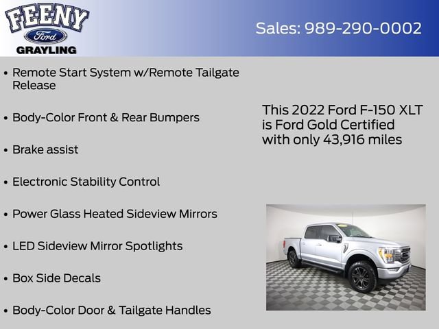 Certified 2022 Ford F150 XLT w/ Equipment Group 302A High AWD/4WD image 28