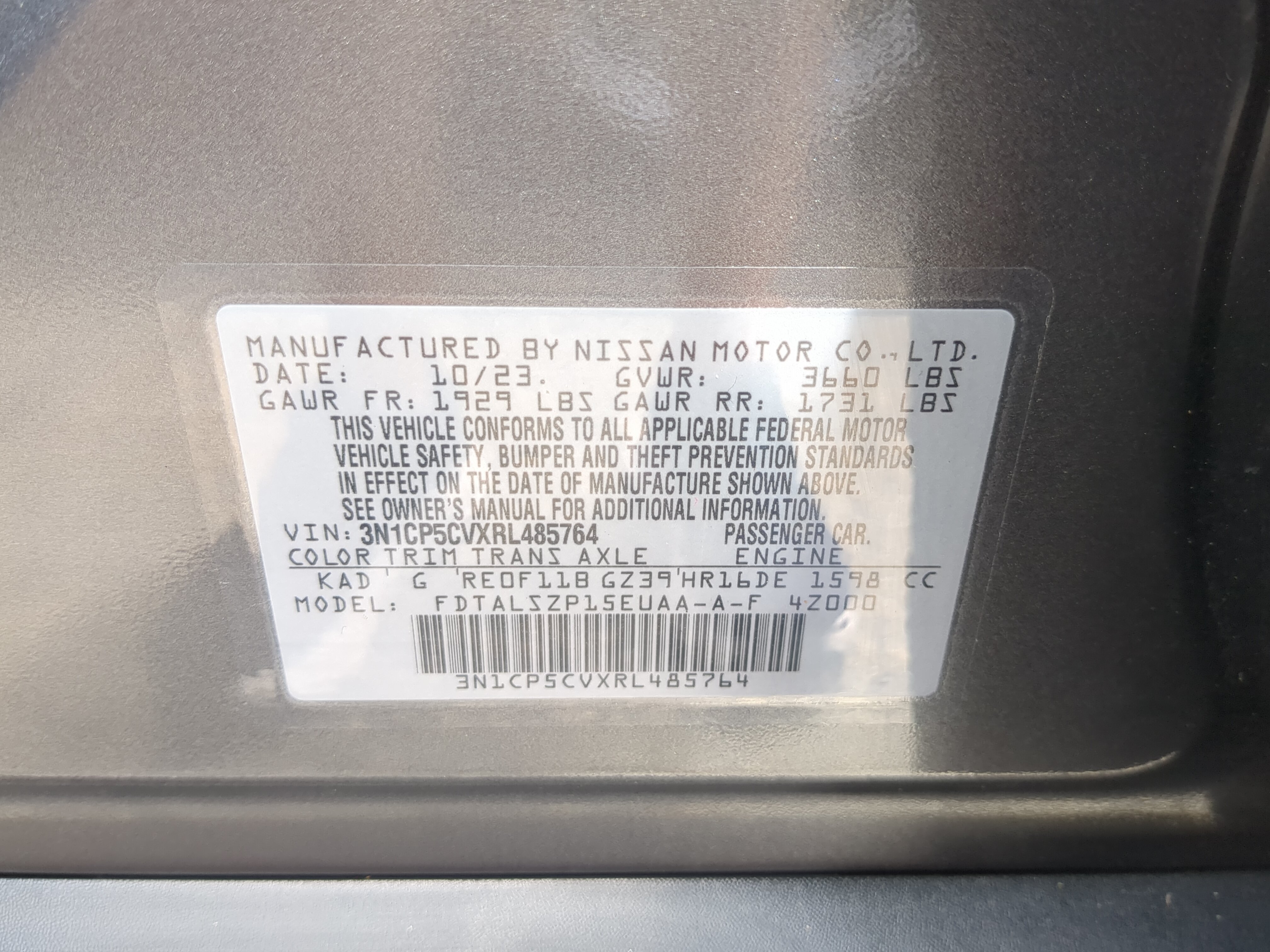 Used 2024 Nissan Kicks SV FWD image 26