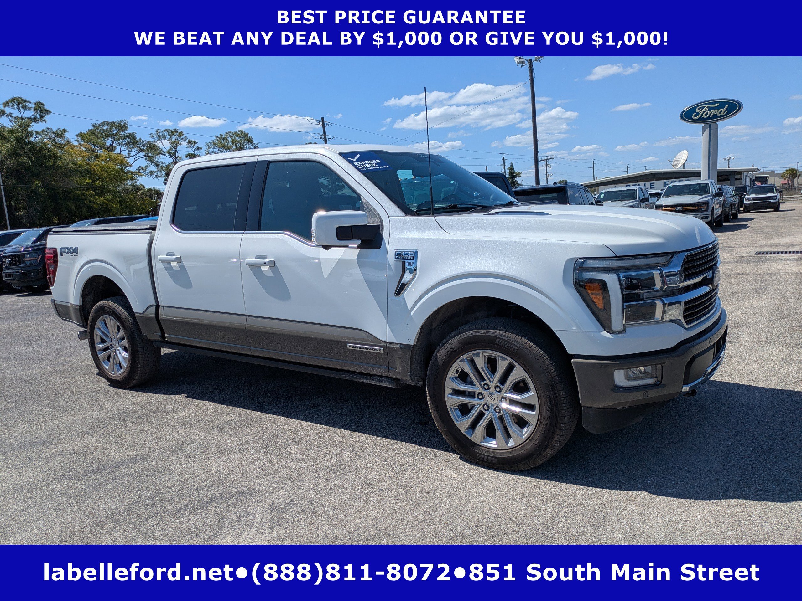 Certified 2025 Ford F150 King Ranch w/ FX4 Off-Road Package