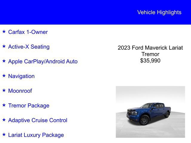 Certified 2023 Ford Maverick Tremor w/ Tremor Off-Road Package image 6