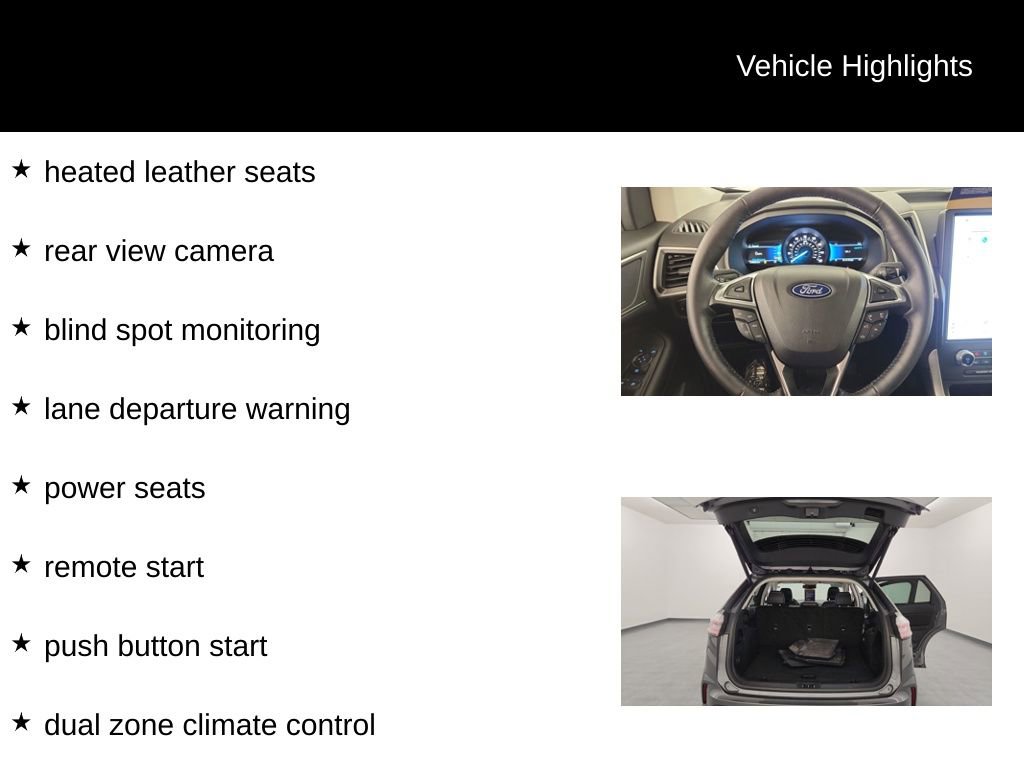 Certified 2024 Ford Edge SEL w/ Convenience Package AWD/4WD image 10