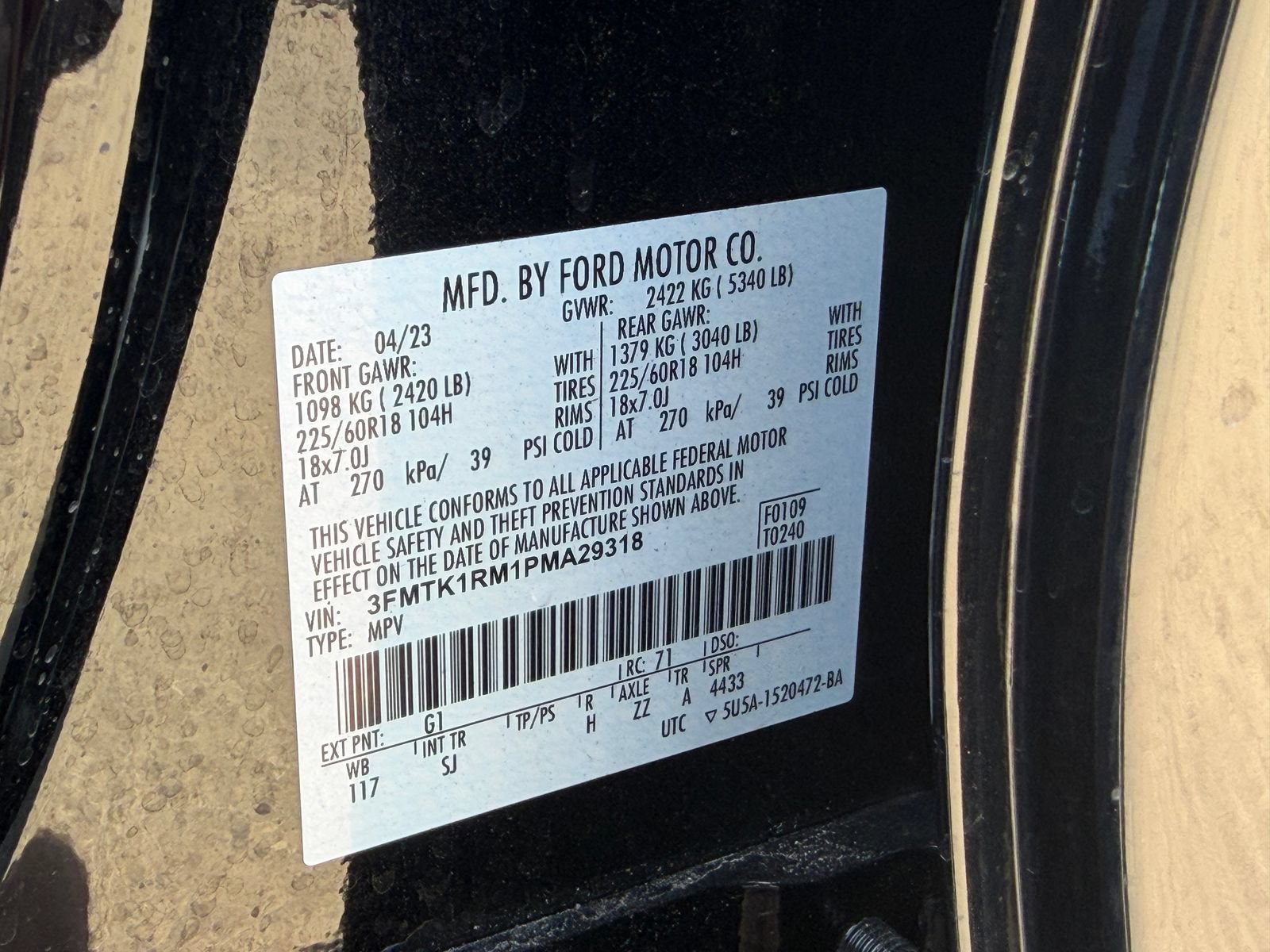 Certified 2023 Ford Mustang Mach-E Select RWD image 35