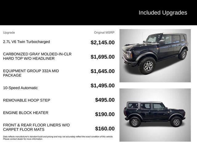 Certified 2024 Ford Bronco Badlands AWD/4WD image 7