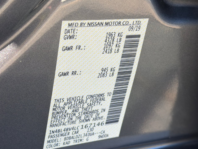 Used 2020 Nissan Altima 2.5 S FWD image 32