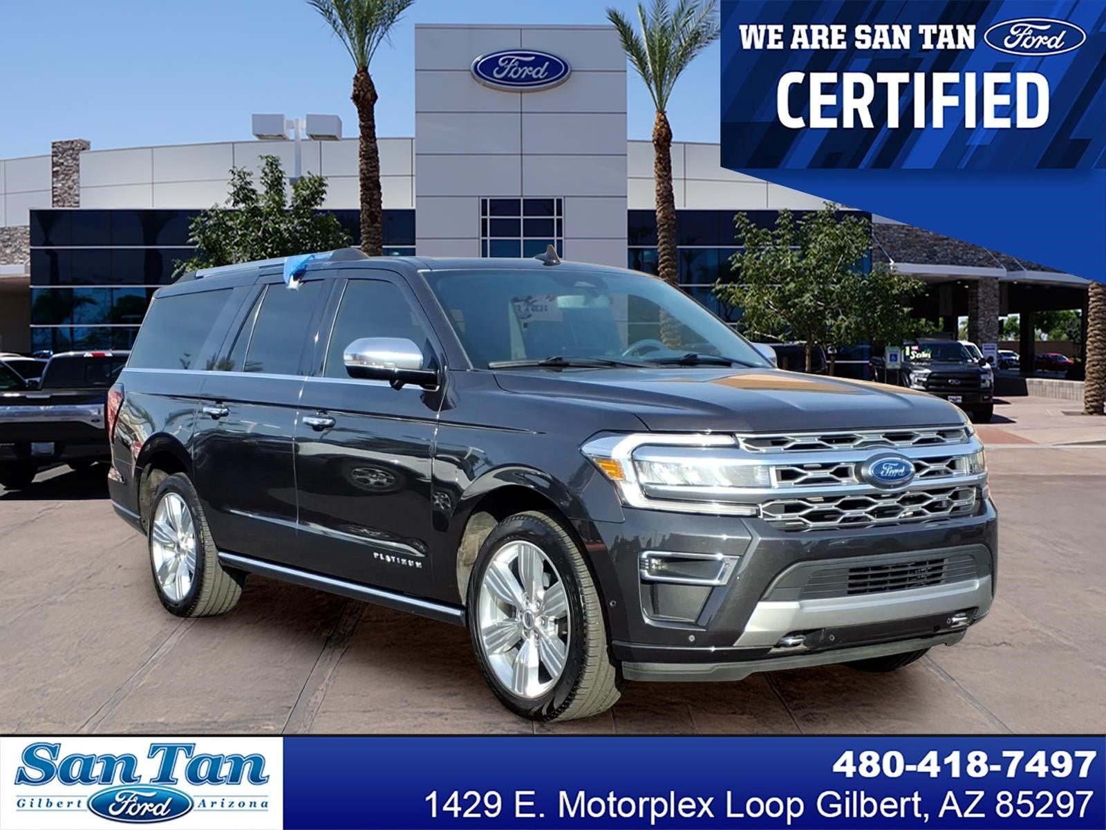 Certified 2024 Ford Expedition Max Platinum