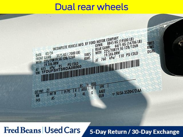 Certified 2024 Ford F550 4x4 Regular Cab Super Duty image 30