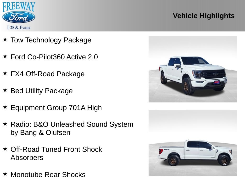 Certified 2022 Ford F150 Platinum w/ Equipment Group 701A High image 3