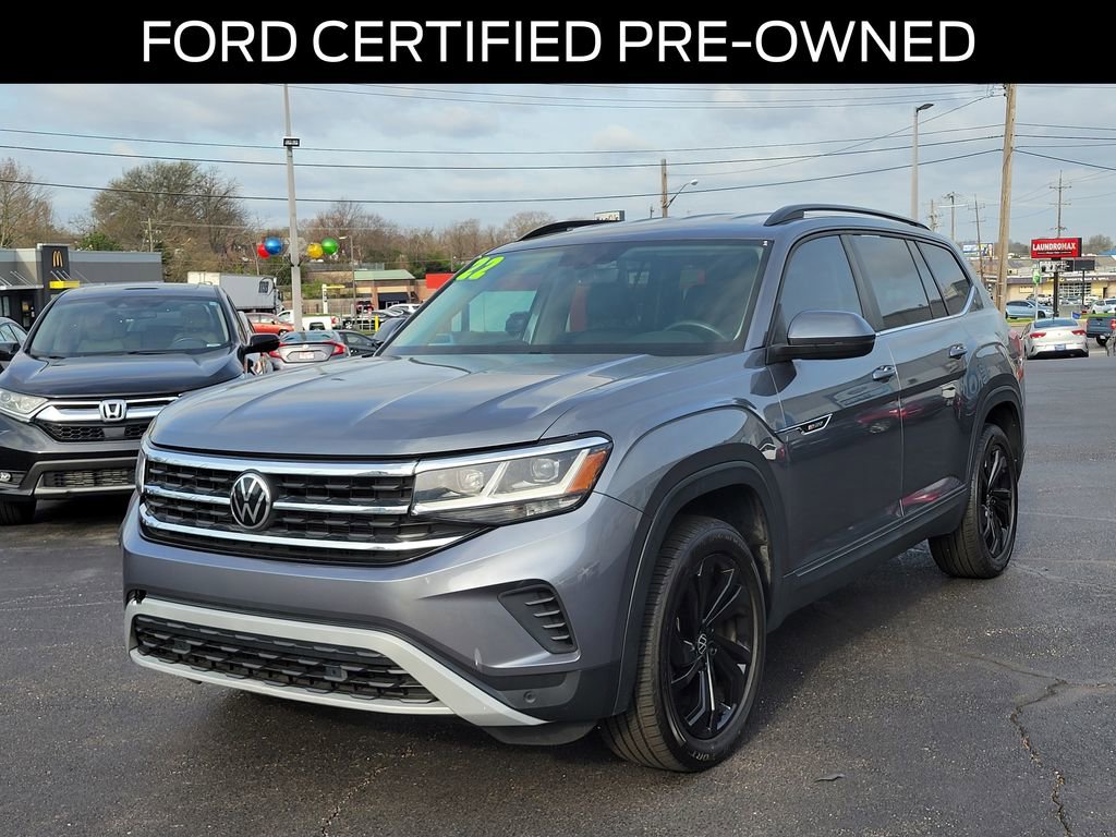 Used 2022 Volkswagen Atlas SE w/ Black Wheel Package video 2