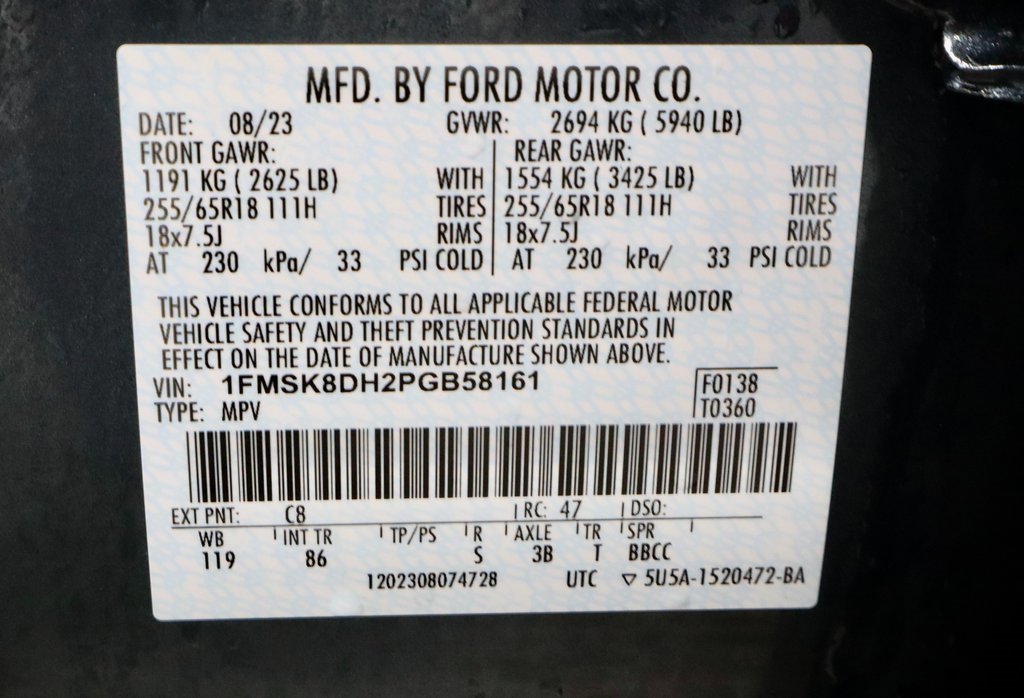 Certified 2023 Ford Explorer XLT image 32