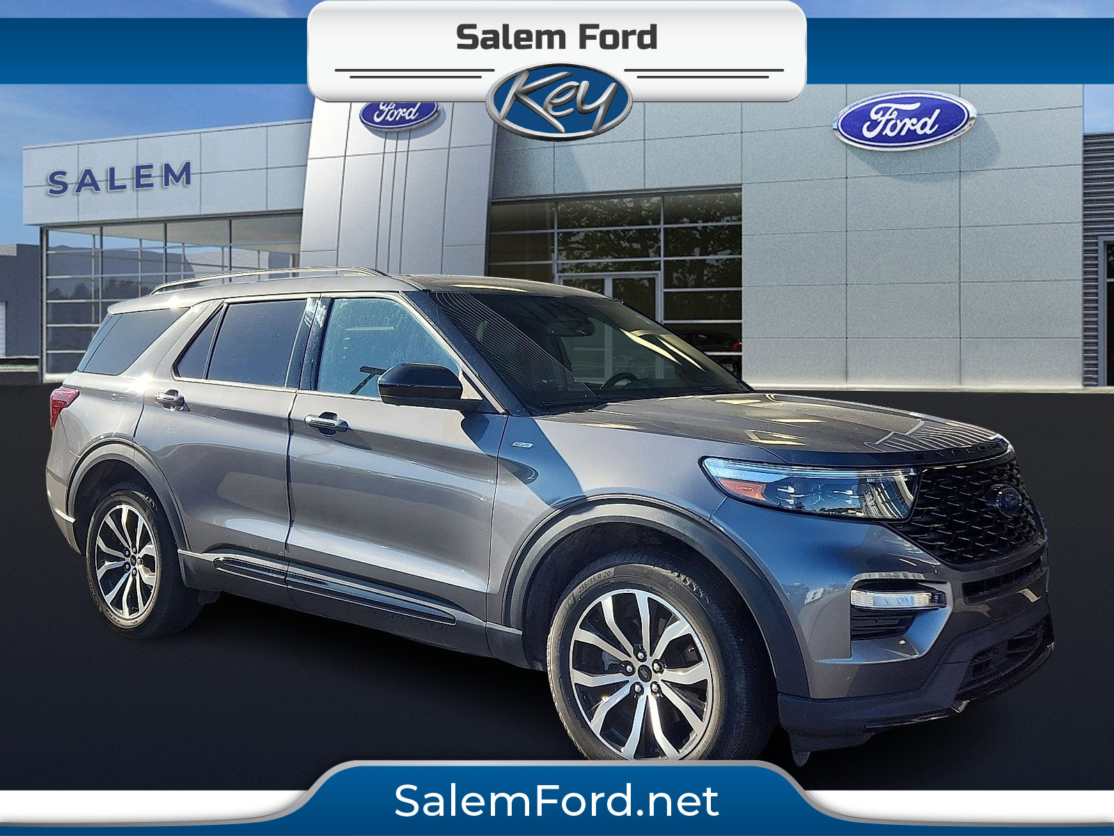 Certified 2022 Ford Explorer ST-Line w/ Class IV Trailer Tow Package