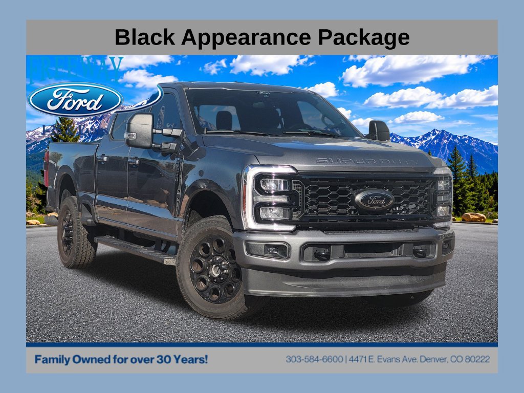 Certified 2025 Ford F250 XLT w/ Black Appearance Package AWD/4WD 360° Tour