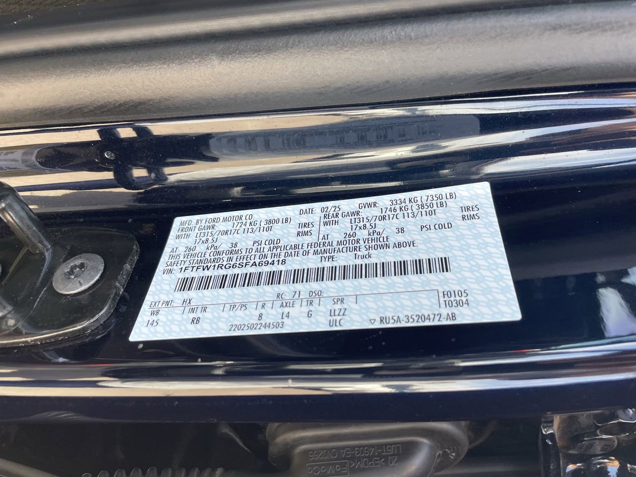 Certified 2025 Ford F150 Raptor AWD/4WD image 31