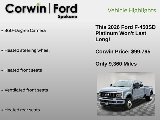 Certified 2026 Ford F450 Platinum AWD/4WD image 13