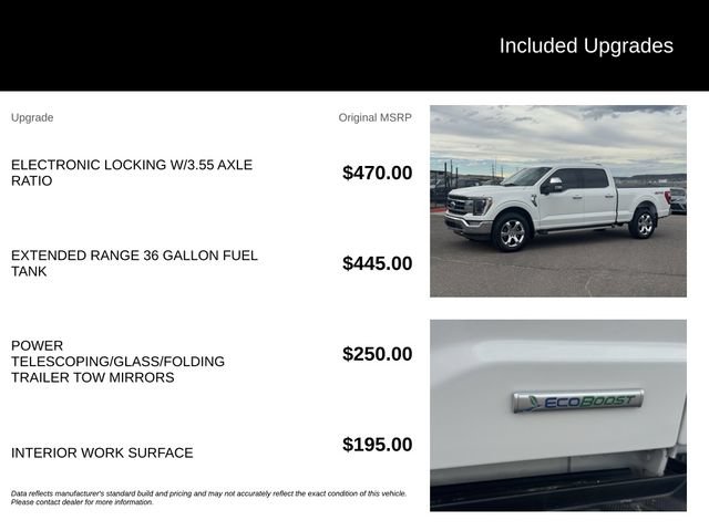 Certified 2022 Ford F150 Lariat w/ Equipment Group 502A High AWD/4WD image 11