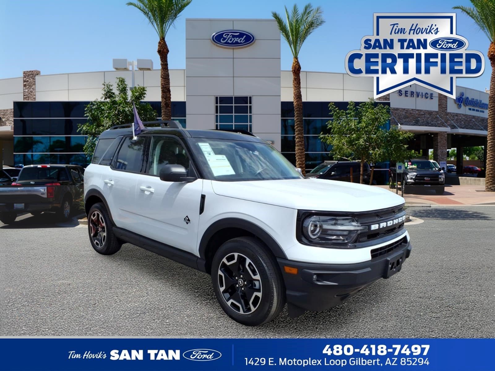 Certified 2024 Ford Bronco Sport Outer Banks