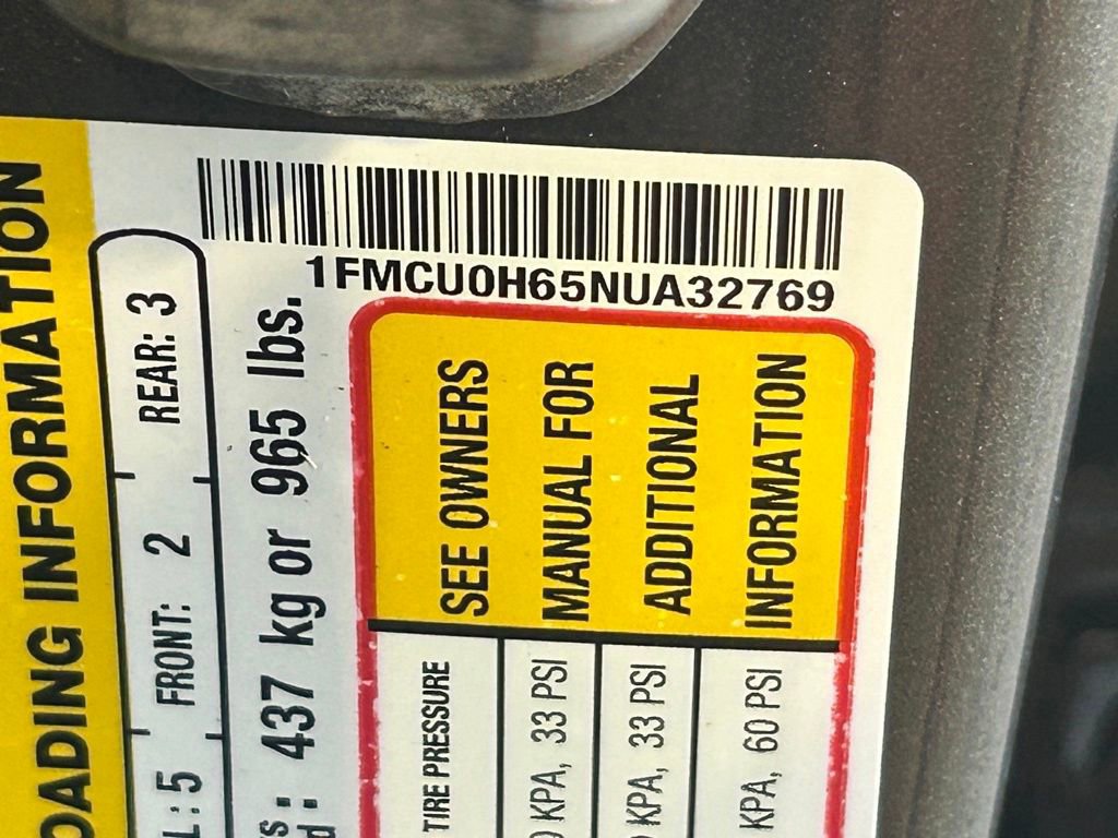 Certified 2022 Ford Escape SEL image 44