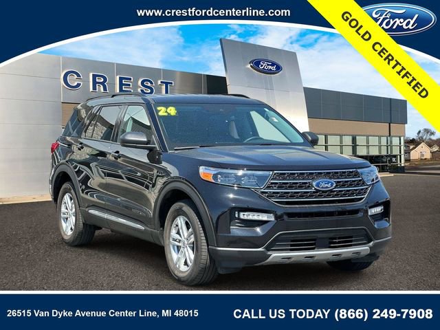 Certified 2024 Ford Explorer XLT w/ Equipment Group 202A