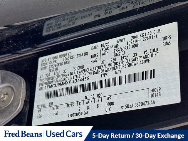 Certified 2023 Ford Escape ST-Line w/ Tech Pack #1 image 37