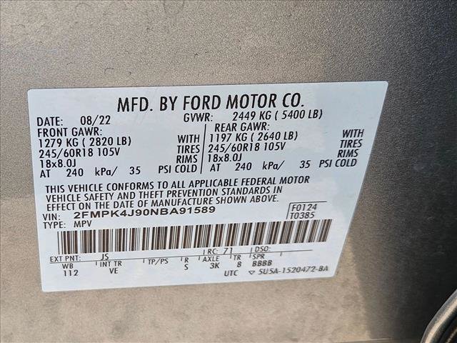 Certified 2022 Ford Edge SEL AWD/4WD image 24