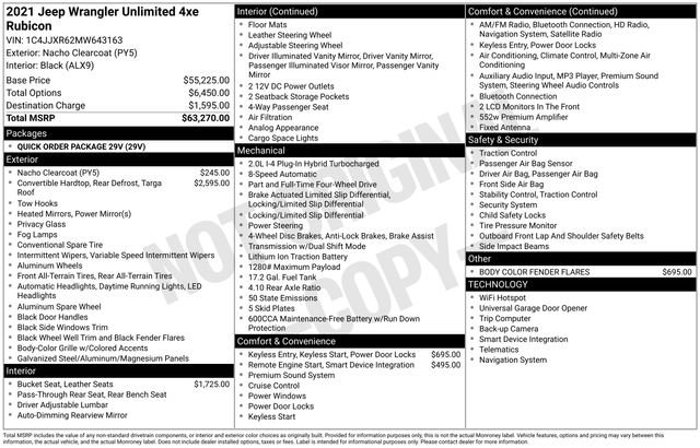 Used 2021 Jeep Wrangler Unlimited Rubicon 4xe image 3