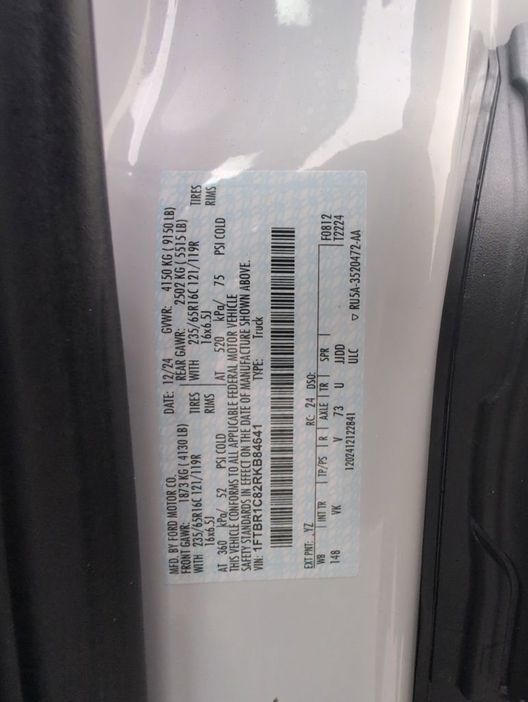 Certified 2024 Ford Transit 250 148 Medium Roof w/ Load Area Protection Package image 47