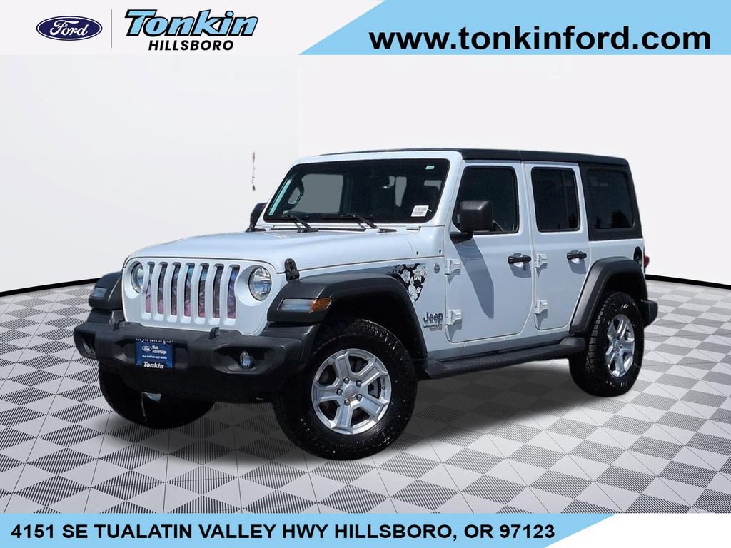 Used 2020 Jeep Wrangler Unlimited Sport S AWD/4WD image 1