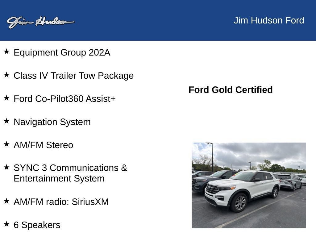 Certified 2023 Ford Explorer XLT w/ Equipment Group 202A RWD image 7