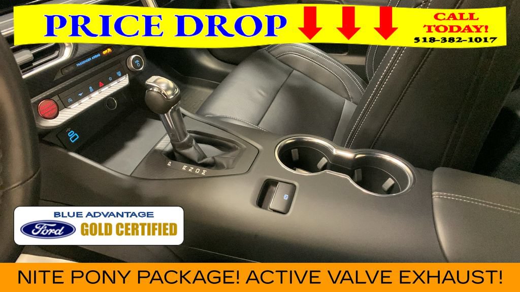 Certified 2025 Ford Mustang GT Premium w/ Mustang Nite Pony Package RWD image 34