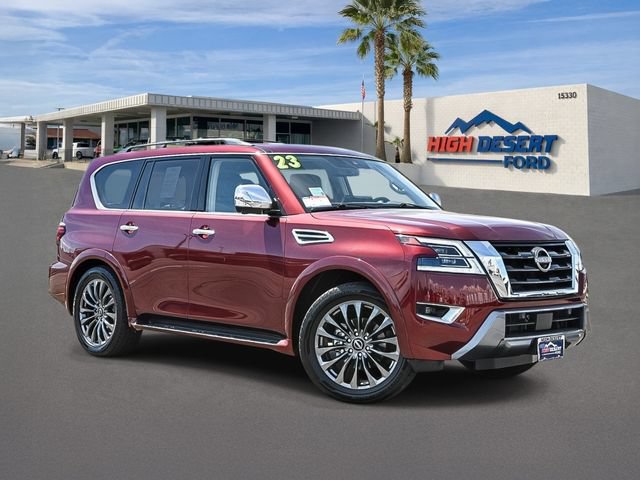 Used 2023 Nissan Armada Platinum w/ Captain's Chairs Package RWD image 1