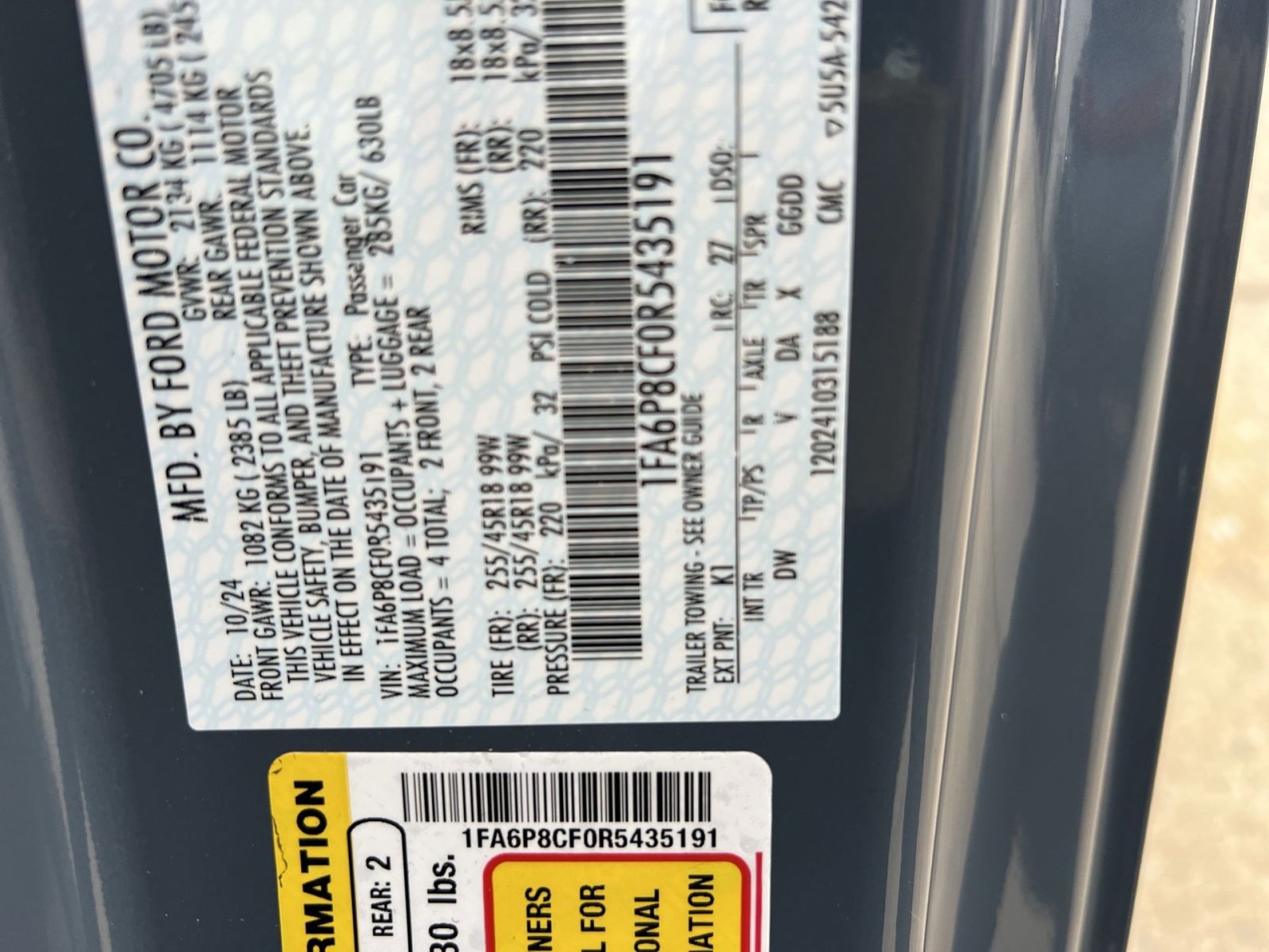 Certified 2024 Ford Mustang GT image 27