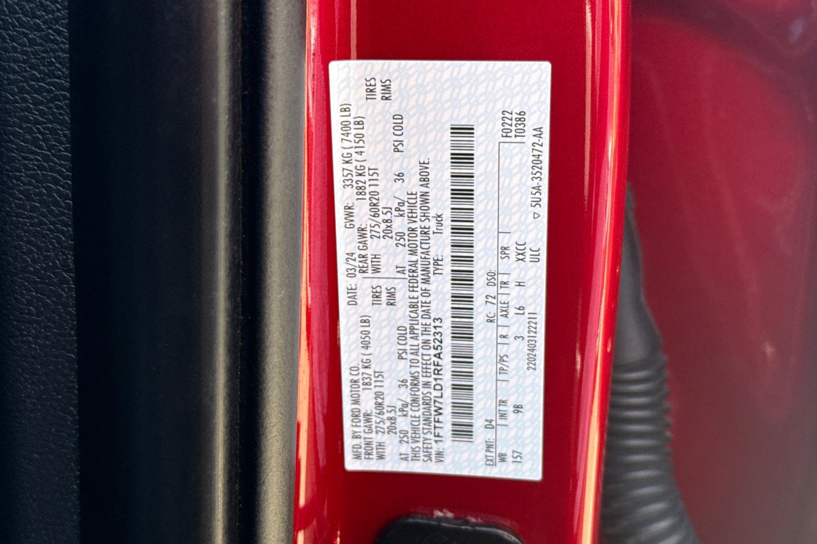 Certified 2024 Ford F150 Platinum AWD/4WD image 30