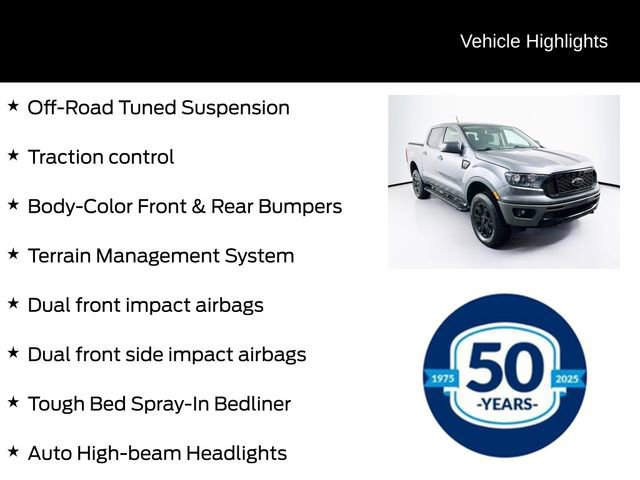 Certified 2023 Ford Ranger XLT w/ Equipment Group 302A High image 31