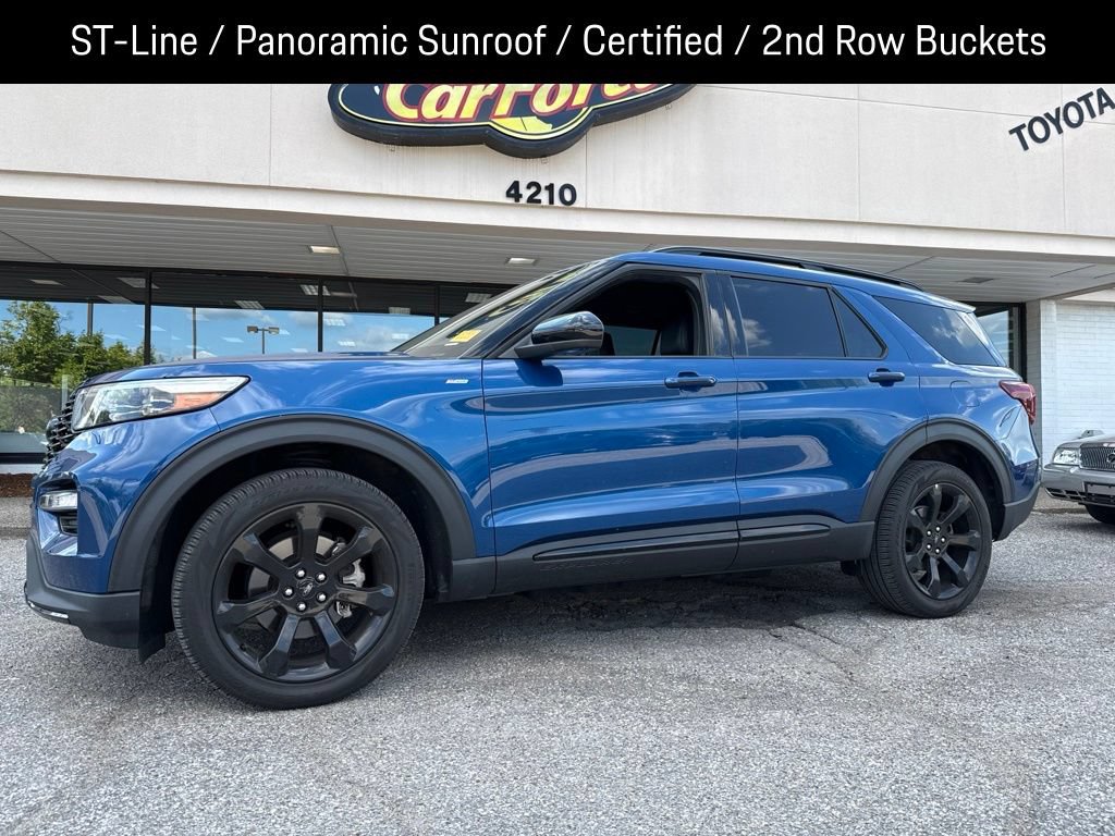 Certified 2023 Ford Explorer ST-Line w/ Class IV Trailer Tow Package